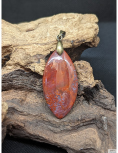 Pendentif d'Agate Couture de 46.1 * 23 mm par La Bijouterie Minérale