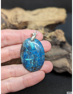 Pendentif en Shattuckite de 35.5 * 25.2 mm de La Bijouterie Minérale 2