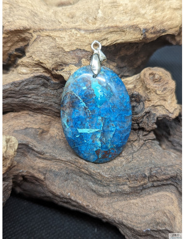 Pendentif en Shattuckite de 35.5 * 25.2 mm de La Bijouterie Minérale