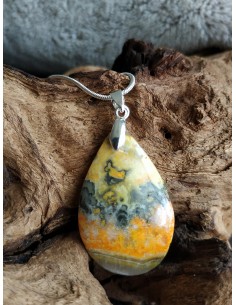 pendentif en bumblebee jasper • Sister's Gemmes 2